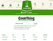 Tablet Screenshot of cookthing.com